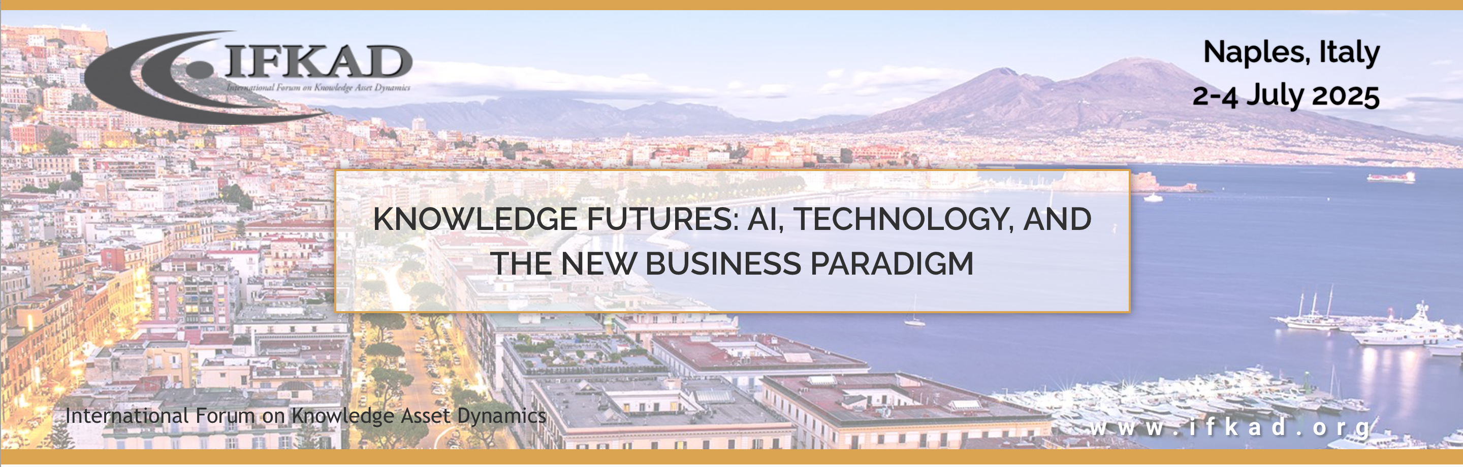 2025 International Forum on Knowledge Asset Dynamics (IFKAD) Special Track